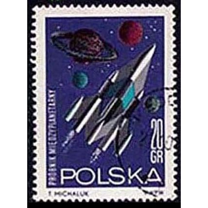 Poland 1964 Space 20gr Used Stamp