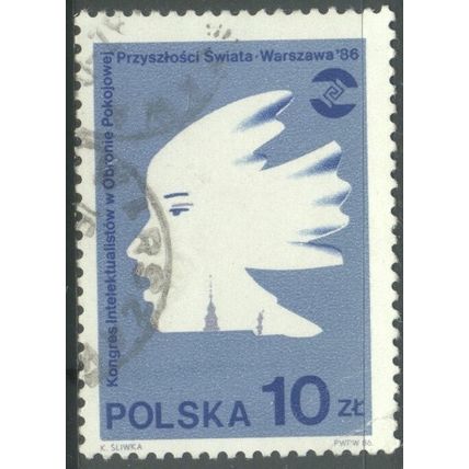 Poland 1986 - 10z multi - Congress for keeping World Peace - used