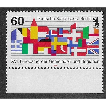 BERLIN - 1986 U/M 60pf 'DAY OF LOCAL AND REGIONAL AUTHORITIES' (EBID66-053)