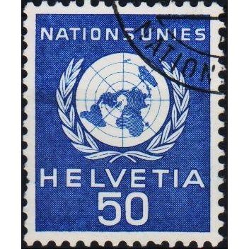 Switzerland. 1955 50c S.G.LU28 Used