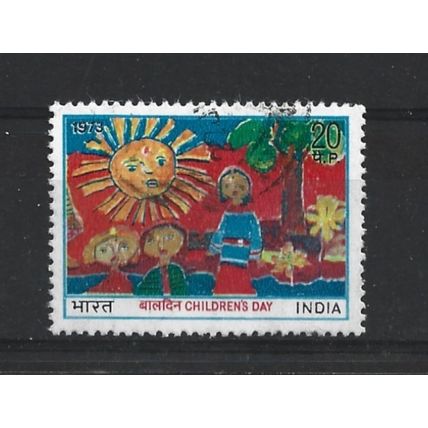 India.1973 Children's Day stamp.Fine Used.June23
