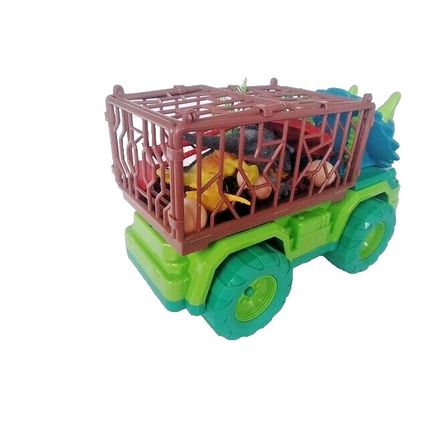 Kids Dinosaur Truck Toy Pull Back Storage Transport Carrier pls see description