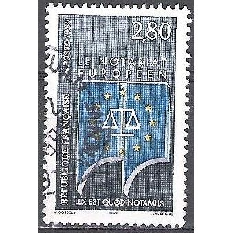 France 1995 Michel 3068 O Cote (2008) 1.00 € Le Notariat européen Cachet rond