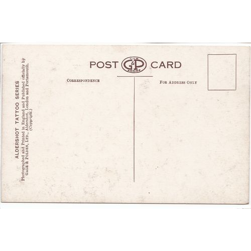 Military Physical Training Aldershot Tattoo Series Postcard