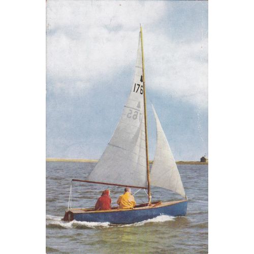Bermudan Yacht Shipping Postcard (S12033)