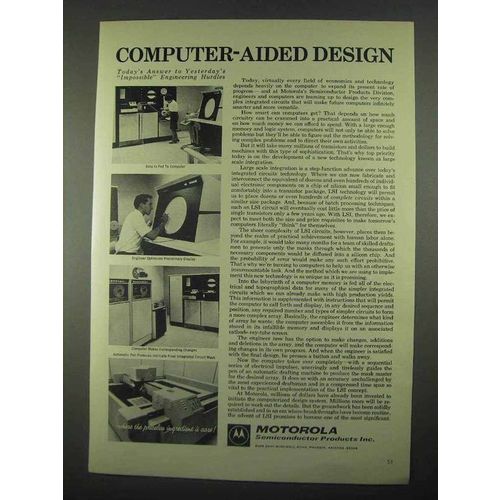 1967 Motorola Semiconductor Products Ad - LSI Circuits