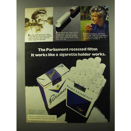 1973 Parliament Filter Cigarettes Ad