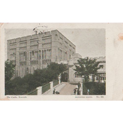 GB 1907 The Castle Norwich by Britannia no 234 nice stamp see other listings