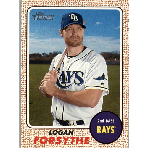2017 Topps Heritage Baseball Logan Forsythe #14