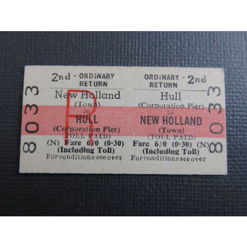 British Railways BRB Hull Corp'n Pier New Holland Town Ticket