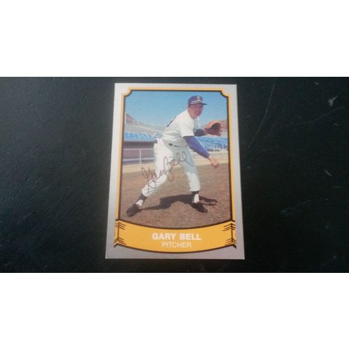 1989 Pacific Baseball Legends Card # 213 Gary Bell Autograph Seattle Pilots