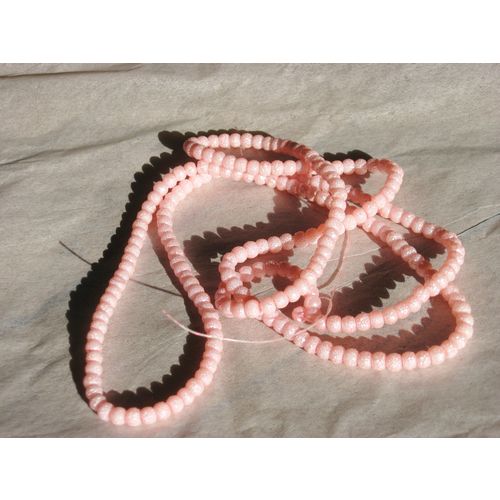 Pink Stardust Glass Beads 4mm 32 Inch Strand 200 beads