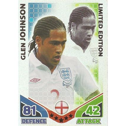 Match Attax - World Cup 2010: Limited Edition - England, Johnson (Glen)