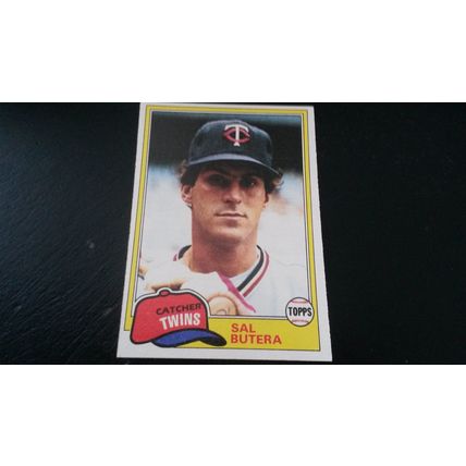 1981 Topps Card # 243 Sal Butera Very Good-Excellent (4) Minnesota Twins