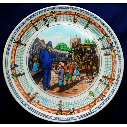 Ringtons Wade Ceramics Street Games China Plate