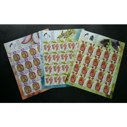 Malaysia Exotic Food 2019 Cuisine Grasshopper Insect Porcupine (sheetlet) MNH