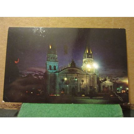 GUADALUPE CATHEDRAL, JALISCO, MEXICO used postcard. =