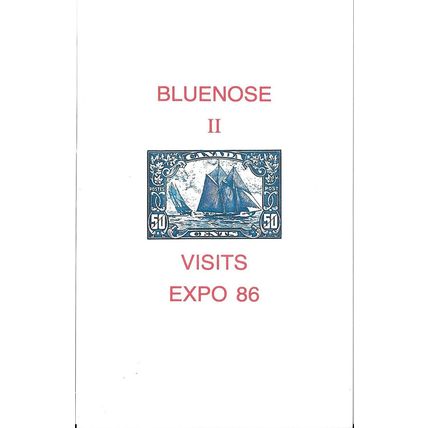 Canada Lot of 5 Souvenir Cards, Vancouver Expo 86, Bluenose Visit, Color Change