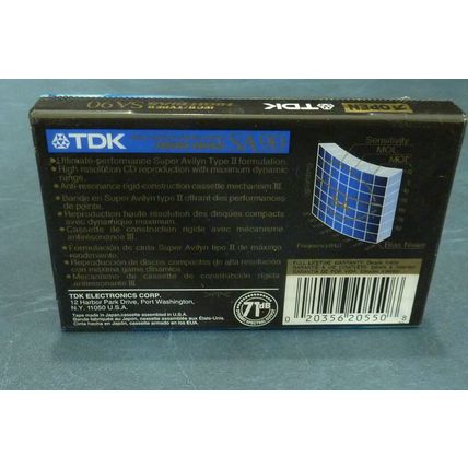 TDK SA-90 HIGH BIAS SEALED CASSETTE TAPE