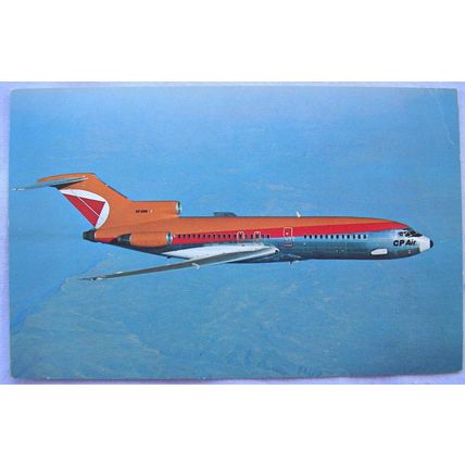 postcard of CP Air Boeing 727
