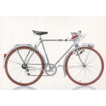 Mercier Mecadural Pelissier 1950s French Bike Cycle Bicycle Postcard