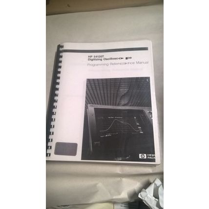 HP 54120T Digitizing Oscilloscope Programming Reference Manual