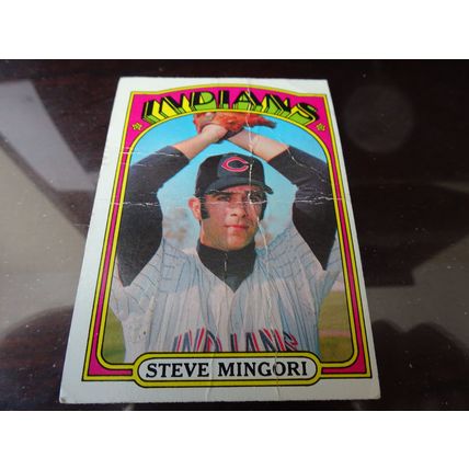 1972 Topps Card # 261 Steve Mingori Poor (1) Cleveland Indians
