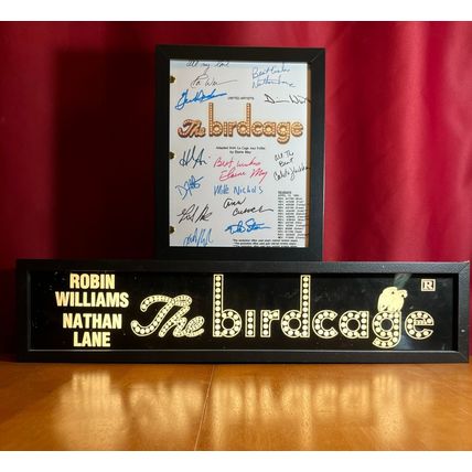 The Birdcage Script Signed- Autograph Reprints- 123 Pages