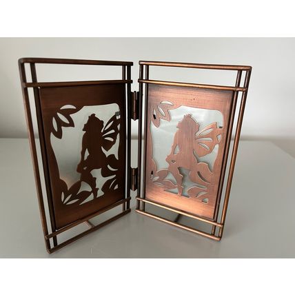 FAIRY GLASS SHADOW TEA LIGHT HOLDER