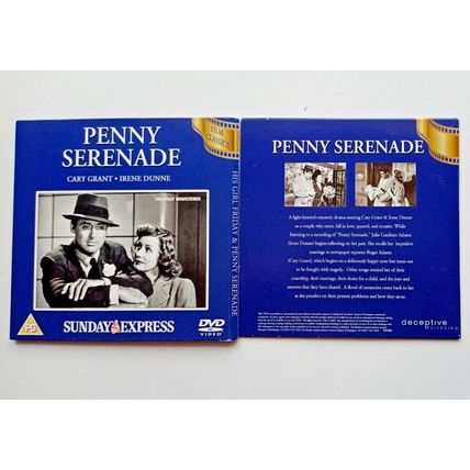 HIS GIRL FRIDAY/PENNY SERENADE, A DAILY/SUNDAY EXPRESS PROMOTIONS (2 DVD'S).
