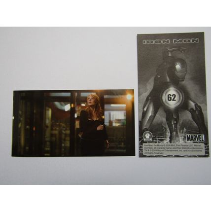 Marvel - Iron Man The Movie 2008 - Preziosi Sticker Drop-down Choice (e18)