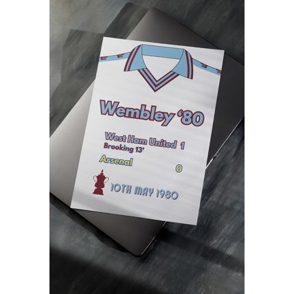 1980 FA Cup Final Winners A4 Art Print – West Ham