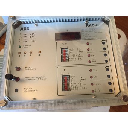 ABB RK 671 003-AA,ABB RACID RK 671203AA,RK671003PB OVERCURRENT PROTECTION,BW