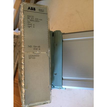 ABB RK 671 003-AA,ABB RACID RK 671203AA,RK671003PB OVERCURRENT PROTECTION,BW