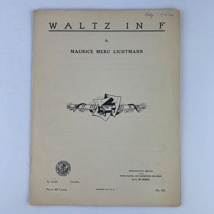 Guitar/Ukelele/Vocal/Piano Vintage Sheet Music 5 Piece Lot #5