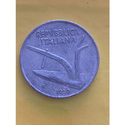 Umlaufmünze Italien 10 Lire 1952