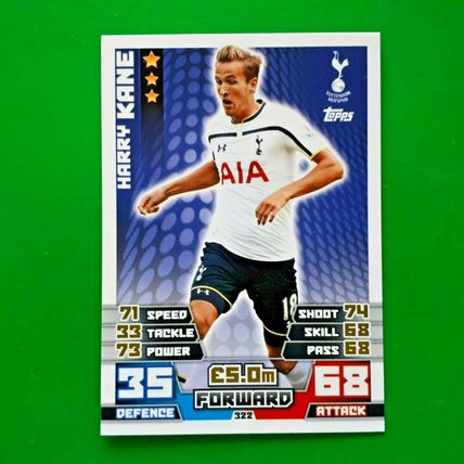 HARRY KANE ROOKIE MATCH ATTAX 2014/15 #322