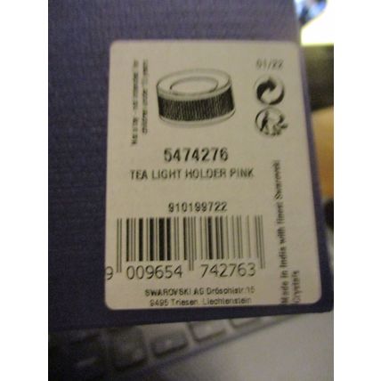 SWAROVSKI TEA LIGHT – SHIMMER PINK (2019 ISSUE) 5474276
