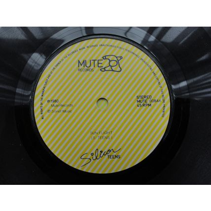 Silicon Teens 1980 7" Vinyl Single Just Like Eddie b/w Sun Flight