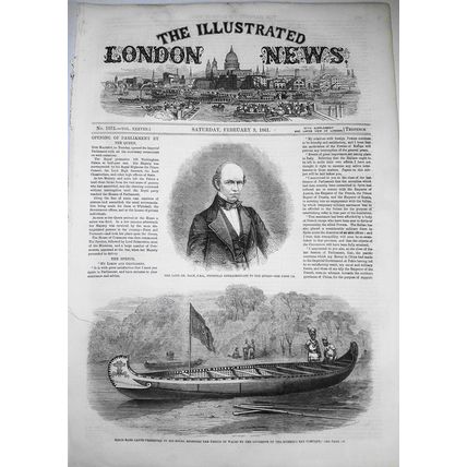 Illustrated London News, February 9, 1861 - Opening of Parliament; Coventry woes