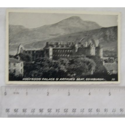 1960 postcard Holyrood Palace & Arthurs Seat, Edinburgh