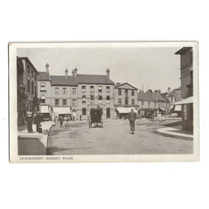 Market Place, Stowmarket, Suffolk, Postcard.