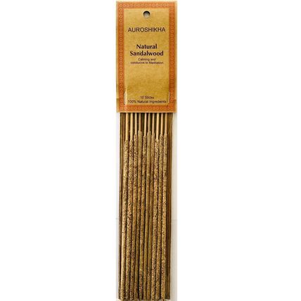 Natural Sandalwood, Auroshikha Resin Incense, 100% Pure Ingredients