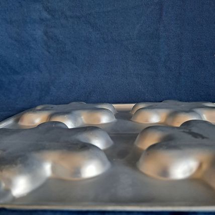 Vintage 1999 Wilton BLOSSOM LOLLIPOP PAN 6 Cookie Treat mold Mini Cake Chocolate