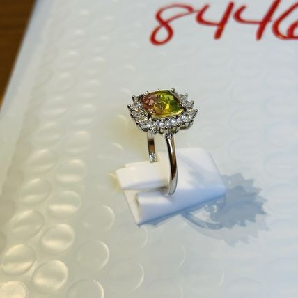 Bomb Party Sz7 Rasta Colors Ring Jewelry RBP Flower Tricolor 925 Sterling Silver