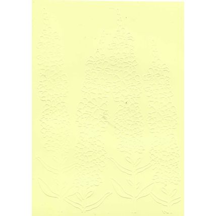 5"x7" Embossed Card. 10 Sheets. Floral (27). Cardmaking Scrapbooking Crafts