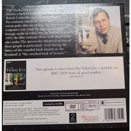 The Tribal Eye DVD Promo The Mail David Attenborough Crooked Beak Of Heaven