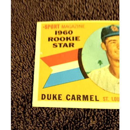 1960 Topps # 137 RC Duke Carmel St Louis Cardinals First Base 3.0 VG Condition