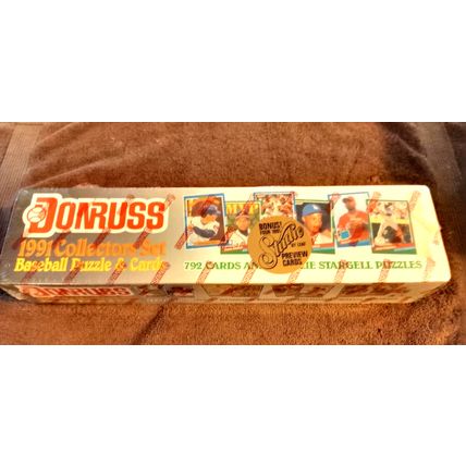 Donruss 1991 Baseball Cards Unopened Box 792 Cards W/Willie Stargell Puzzle