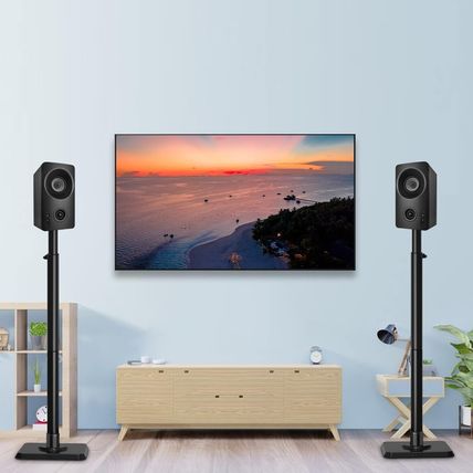 Mounting Dream Speaker Stands - Height Adjustable Speaker Stand for Vizio, Polk,